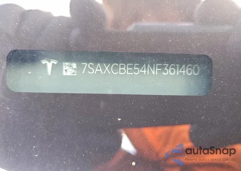 2022 Tesla Model X from USA, damaged, VIN 7SAXCBE54NF361460